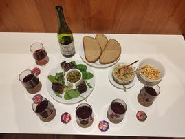 Comida compartida durante el viaje